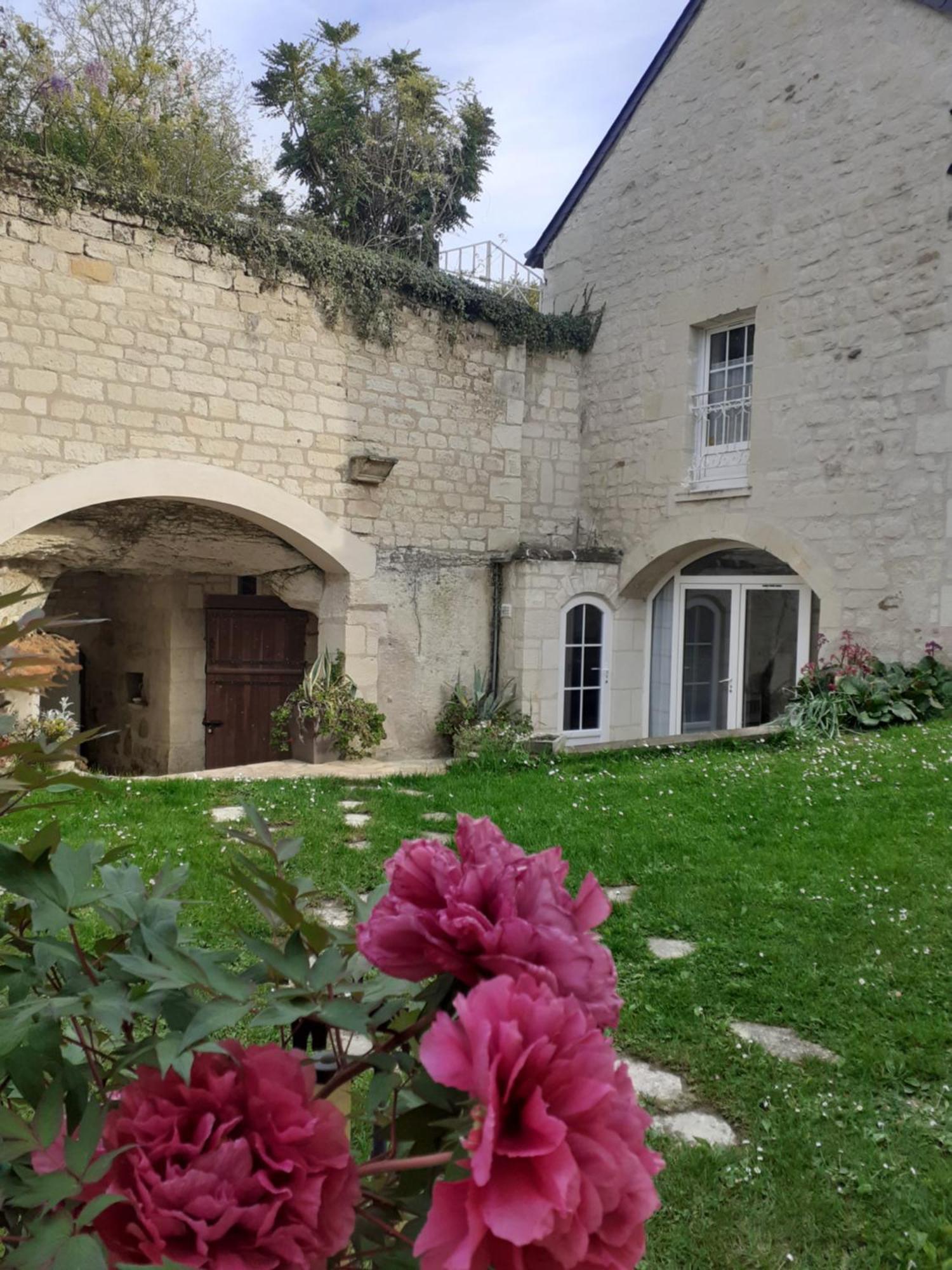 Villa Esprit Troglo Beaumont-en-Véron Exterior foto